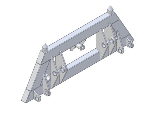 GATE MOUNTING A FRAME