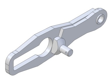 CHIP PAN RAM BRACKET - L/H