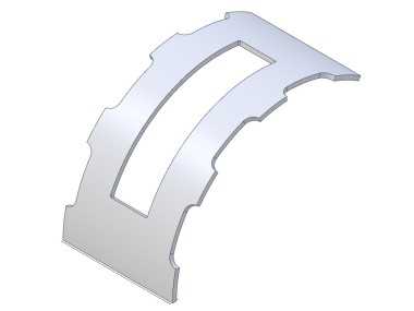 OVERLAY ROTOR PROTECTION PLATE