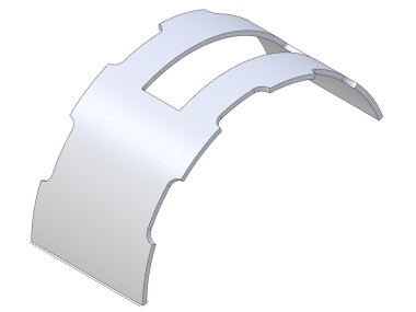 OVERLAY ROTOR PROTECTION PLATE