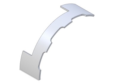 OVERLAY ROTOR PROTECTION PLATE